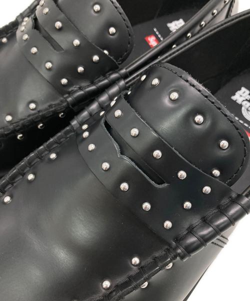 SUPREME（シュプリーム）SUPREME (シュプリーム) Dr.Martens (ドクターマーチン) STUDDED PENTON LOAFER ブラック サイズ:UK11の古着・服飾アイテム