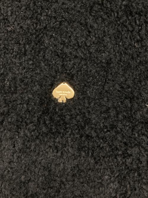 Kate Spade（ケイトスペード）Kate Spade (ケイトスペード) ボア切替ダウンコート ブラック サイズ:160CMの古着・服飾アイテム