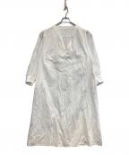 DEUXIEME CLASSEドゥーズィエム クラス）の古着「CTN Volume Maxi OP」｜ホワイト