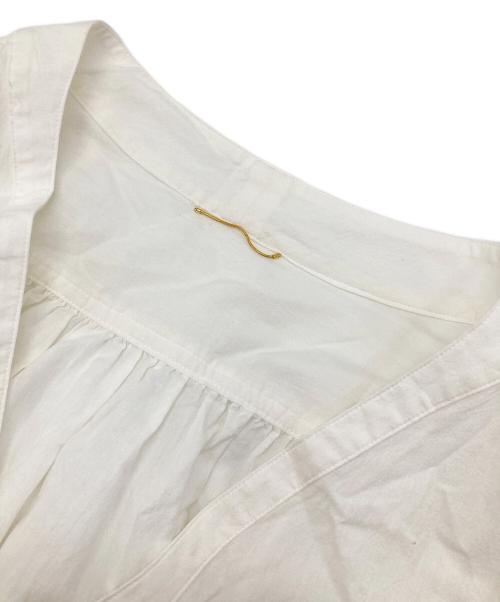 DEUXIEME CLASSE（ドゥーズィエム クラス）DEUXIEME CLASSE (ドゥーズィエム クラス) CTN Volume Maxi OP ホワイト サイズ:Freeの古着・服飾アイテム