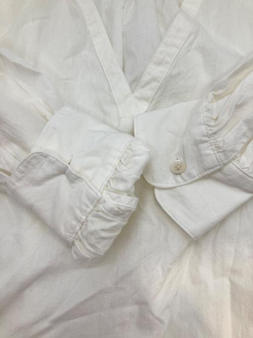 DEUXIEME CLASSE（ドゥーズィエム クラス）DEUXIEME CLASSE (ドゥーズィエム クラス) CTN Volume Maxi OP ホワイト サイズ:Freeの古着・服飾アイテム