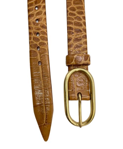 J&M DAVIDSON（ジェイ＆エム デヴィッドソン）J&M DAVIDSON (ジェイ＆エム デヴィッドソン) レザーベルト ブラウン サイズ:34/85の古着・服飾アイテム