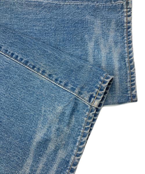 A BATHING APE（ア ベイシング エイプ）A BATHING APE (ア ベイシング エイプ) バックペイントデニムパンツ ブルー サイズ:不明の古着・服飾アイテム