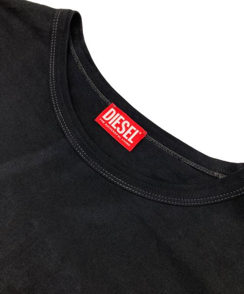 DIESEL（ディーゼル）DIESEL (ディーゼル) プリントTシャツ ブラック サイズ:XLの古着・服飾アイテム