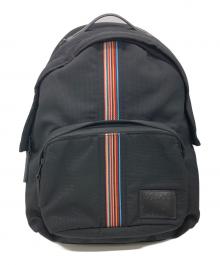 PAUL SMITH（ポールスミス）の古着「シグネイチャーストライプリュック」｜ブラック