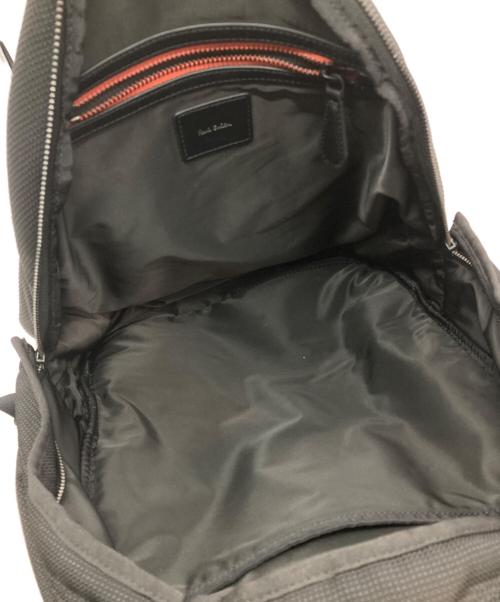 PAUL SMITH（ポールスミス）PAUL SMITH (ポールスミス) シグネイチャーストライプリュック ブラックの古着・服飾アイテム