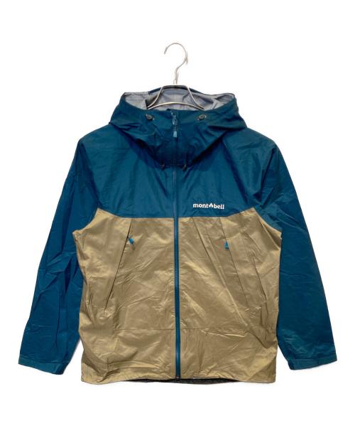 mont-bell（モンベル）mont-bell (モンベル) サンダーパスジャケット ブルー×ブラウン サイズ:Ｓの古着・服飾アイテム