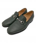 Cento Felinaチェントフェリーナ）の古着「ビットローファー」｜グリーン