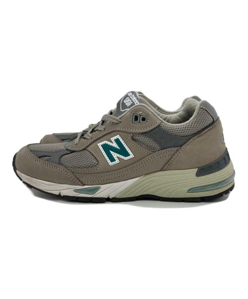 NEW BALANCE（ニューバランス）NEW BALANCE (ニューバランス) UK 991 Anniversary スニーカー グレー×グリーン サイズ:US6の古着・服飾アイテム