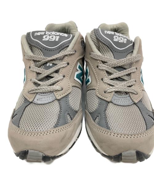 NEW BALANCE（ニューバランス）NEW BALANCE (ニューバランス) UK 991 Anniversary スニーカー グレー×グリーン サイズ:US6の古着・服飾アイテム