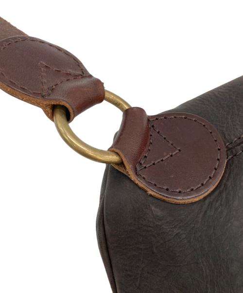 SLOW（スロウ）SLOW (スロウ) レザーショルダーバッグ ブラウンの古着・服飾アイテム