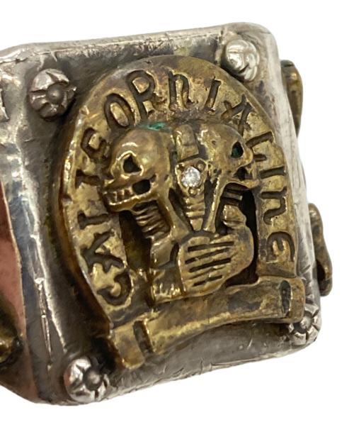 California Line（カリフォルニア ライン）California Line (カリフォルニア ライン) スカルフライトメキシカンリング サイズ:27号の古着・服飾アイテム