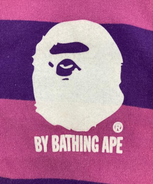 A BATHING APE（アベイシングエイプ）A BATHING APE (アベイシングエイプ) ポロシャツ パープル サイズ:Ｌの古着・服飾アイテム