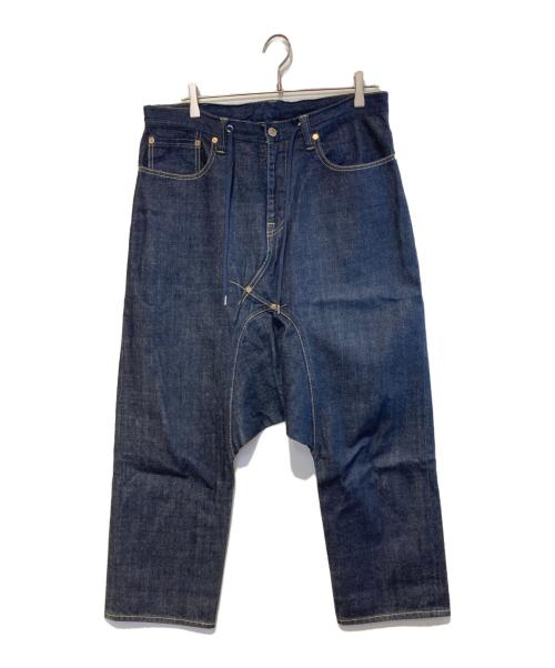 FUMITO GANRYU（フミトガンリュウ）FUMITO GANRYU (フミトガンリュウ) ワンウォッシュ加工テ゛ニム インディゴ サイズ:2の古着・服飾アイテム
