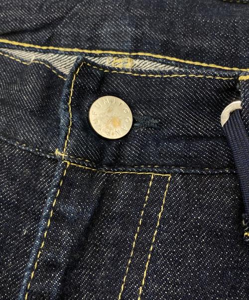 FUMITO GANRYU（フミトガンリュウ）FUMITO GANRYU (フミトガンリュウ) ワンウォッシュ加工テ゛ニム インディゴ サイズ:2の古着・服飾アイテム