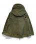 THE RERACS (ザ リラクス) フード付モッズコート カーキ カーキ サイズ:36：6000円