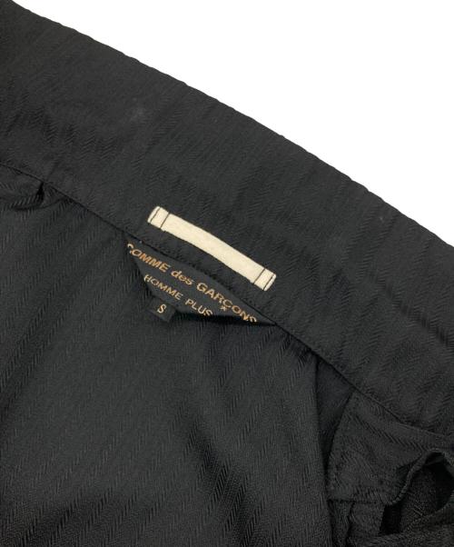 COMME des GARCONS HOMME PLUS（コムデギャルソンオムプリュス）COMME des GARCONS HOMME PLUS (コムデギャルソンオムプリュス) タックテーラードジャケット ブラック サイズ:Sの古着・服飾アイテム