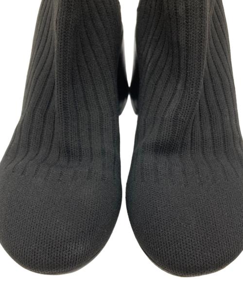 MM6 Maison Margiela（エムエムシックスメゾンマルジェラ）MM6 Maison Margiela (エムエムシックスメゾンマルジェラ) ニットブーツ ブラック サイズ:37の古着・服飾アイテム