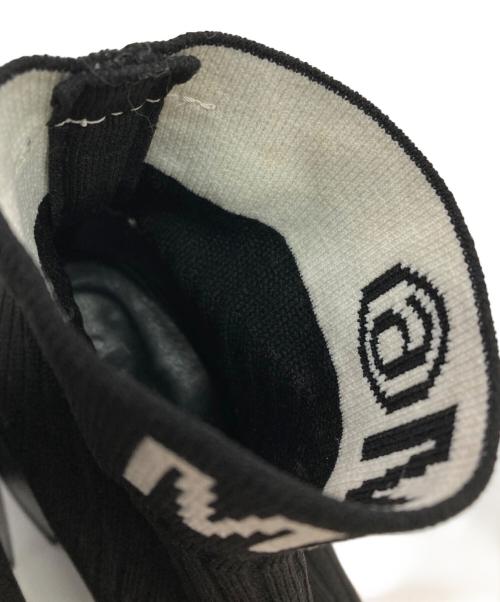 MM6 Maison Margiela（エムエムシックスメゾンマルジェラ）MM6 Maison Margiela (エムエムシックスメゾンマルジェラ) ニットブーツ ブラック サイズ:37の古着・服飾アイテム