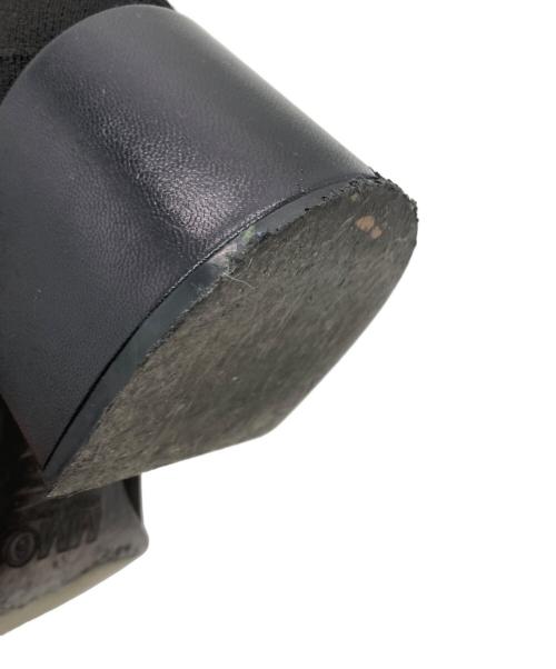 MM6 Maison Margiela（エムエムシックスメゾンマルジェラ）MM6 Maison Margiela (エムエムシックスメゾンマルジェラ) ニットブーツ ブラック サイズ:37の古着・服飾アイテム