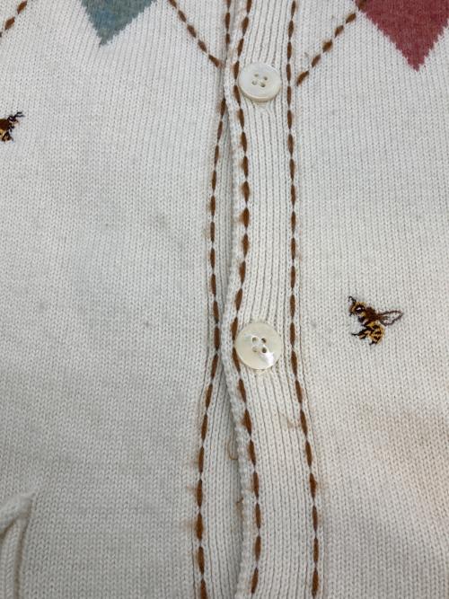 KARL HELMUT（カールヘルム）KARL HELMUT (カールヘルム) ニットカーディガン ベージュ サイズ:Lの古着・服飾アイテム