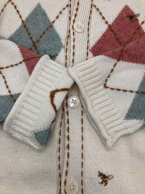 KARL HELMUT（カールヘルム）KARL HELMUT (カールヘルム) ニットカーディガン ベージュ サイズ:Lの古着・服飾アイテム