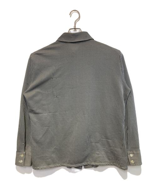 TOWN CRAFT（タウンクラフト）TOWN CRAFT (タウンクラフト) ［古着］千鳥柄シャツ ブラック×ホワイト サイズ:Lの古着・服飾アイテム