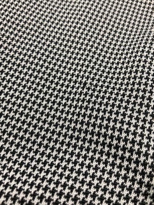 TOWN CRAFT（タウンクラフト）TOWN CRAFT (タウンクラフト) ［古着］千鳥柄シャツ ブラック×ホワイト サイズ:Lの古着・服飾アイテム