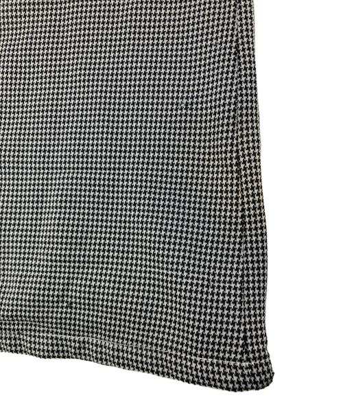 TOWN CRAFT（タウンクラフト）TOWN CRAFT (タウンクラフト) ［古着］千鳥柄シャツ ブラック×ホワイト サイズ:Lの古着・服飾アイテム