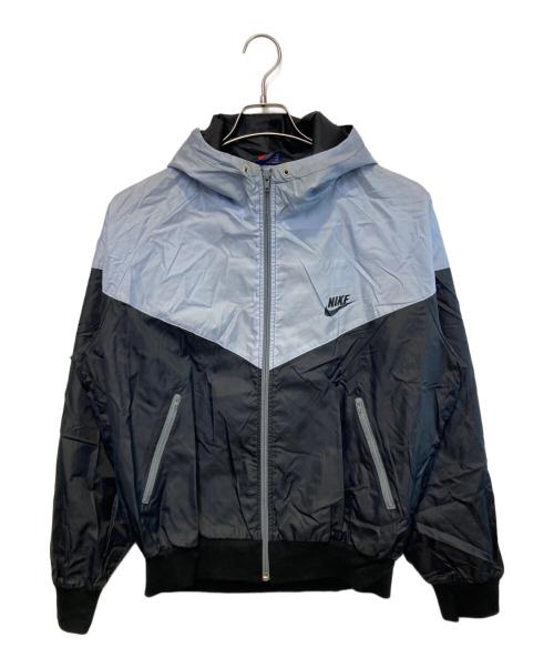NIKE（ナイキ）NIKE (ナイキ) ［古着］ナイロンジャケット グレー×ブラック サイズ:XLの古着・服飾アイテム