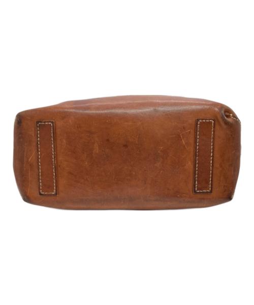 genten（ゲンテン）genten (ゲンテン) アマーノレザートートバッグ ブラウンの古着・服飾アイテム