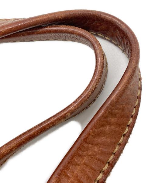 genten（ゲンテン）genten (ゲンテン) アマーノレザートートバッグ ブラウンの古着・服飾アイテム