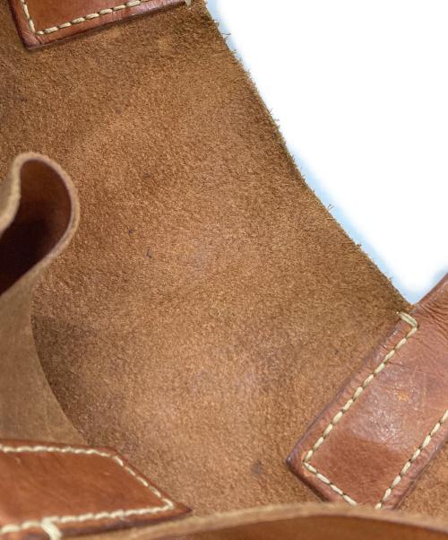 genten（ゲンテン）genten (ゲンテン) アマーノレザートートバッグ ブラウンの古着・服飾アイテム