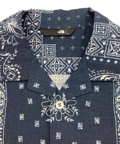 THE NORTH FACE（ザ ノース フェイス）THE NORTH FACE (ザ ノース フェイス) S/S Aloha Vent Shirt ブルー サイズ:Ｌの古着・服飾アイテム