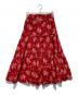 sea NEW YORK（シー ニューヨーク）の古着「ALESSIA PRINT コットン プリントティアードスカート」｜レッド