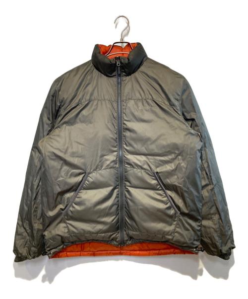 Eddie Bauer（エディーバウアー）Eddie Bauer (エディーバウアー) EB650リバーシブルダウンジャケット オレンジ×グレー サイズ:Mの古着・服飾アイテム
