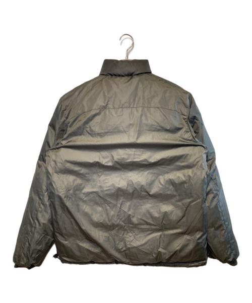 Eddie Bauer（エディーバウアー）Eddie Bauer (エディーバウアー) EB650リバーシブルダウンジャケット オレンジ×グレー サイズ:Mの古着・服飾アイテム