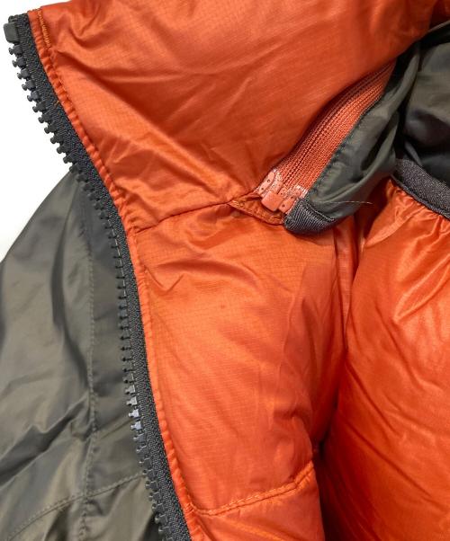 Eddie Bauer（エディーバウアー）Eddie Bauer (エディーバウアー) EB650リバーシブルダウンジャケット オレンジ×グレー サイズ:Mの古着・服飾アイテム