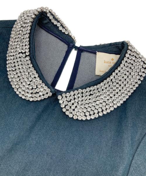 Kate Spade（ケイトスペード）Kate Spade (ケイトスペード) DENIM KIMBERLY DRESS インディゴ サイズ:2の古着・服飾アイテム