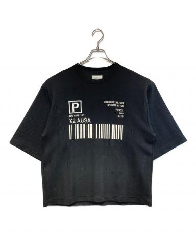 中古・古着通販】SHAREEF (シャリーフ) 刺繍S/Sカットソー ブラック