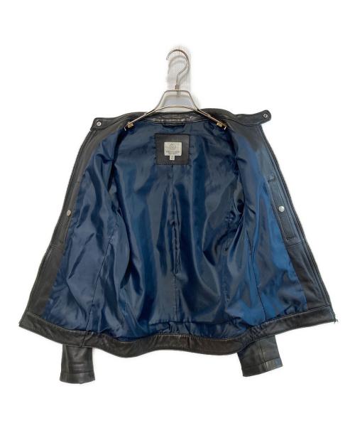 BEAUTY&YOUTH（ビューティーアンドユース）BEAUTY&YOUTH (ビューティーアンドユース) ラムレザーシングルライダースジャケット ブラック サイズ:Mの古着・服飾アイテム