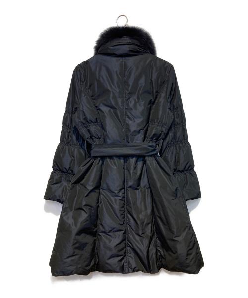 DAMA collection（ダーマコレクション）DAMA collection (ダーマコレクション) フォックスファーダウンコート ネイビー サイズ:Lの古着・服飾アイテム