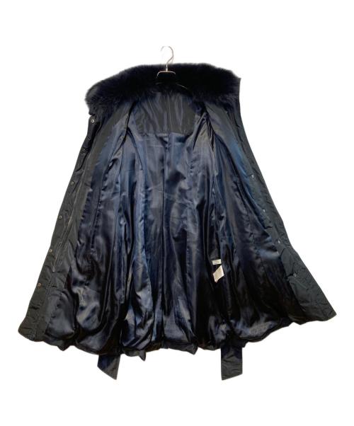 DAMA collection（ダーマコレクション）DAMA collection (ダーマコレクション) フォックスファーダウンコート ネイビー サイズ:Lの古着・服飾アイテム