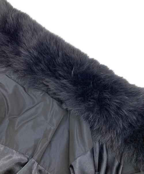 DAMA collection（ダーマコレクション）DAMA collection (ダーマコレクション) フォックスファーダウンコート ネイビー サイズ:Lの古着・服飾アイテム