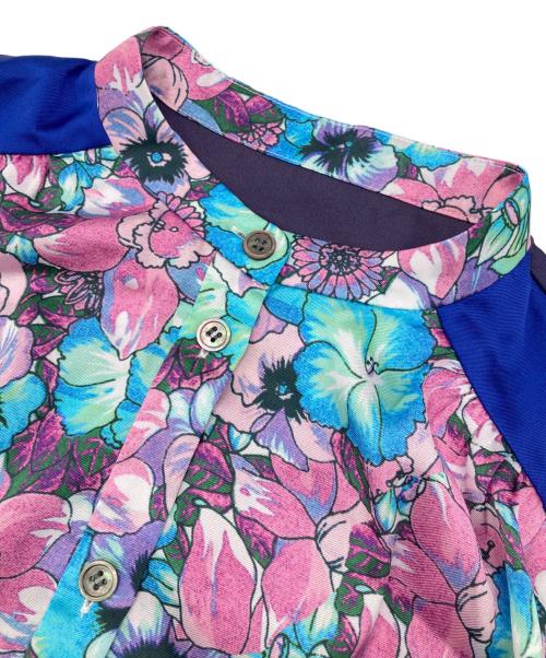 GRACE CLASS（グレースクラス）GRACE CLASS (グレースクラス) ボタニカルスカーフプリントワンピース ブルー サイズ:Mの古着・服飾アイテム