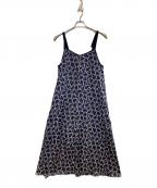 GRACE CLASSグレースクラス）の古着「ラインハートキャミワンピース」｜ネイビー