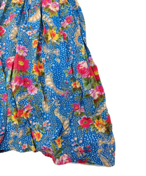 mag by c（マグバイシー）mag by c (マグバイシー) ヴィンテージフラワーワンピース ブルー サイズ:Freeの古着・服飾アイテム