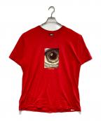 stussyステューシー）の古着「8ボールプリントカットソー」｜レッド