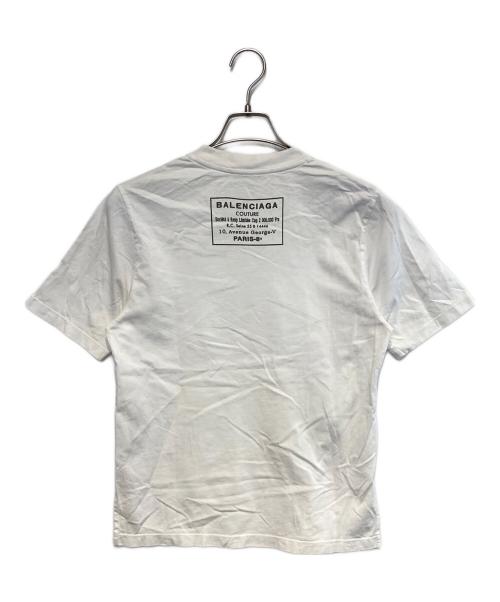 BALENCIAGA（バレンシアガ）BALENCIAGA (バレンシアガ) プリントカットソー ホワイト サイズ:Sの古着・服飾アイテム