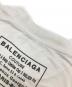 中古・古着 BALENCIAGA (バレンシアガ) プリントカットソー ホワイト サイズ:S：6000円